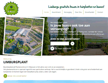 Tablet Screenshot of limburgplant.nl